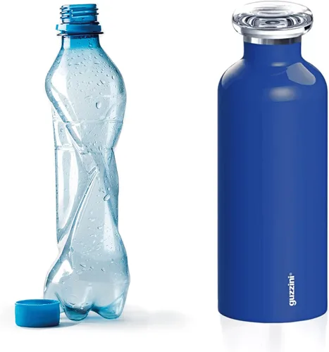 Vista 3 de Guzzini Botellas, nosotros: talla única, azul mate