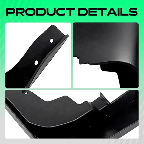 Vista 8 de YHTAUTO Guardabarros de repuesto para Toyota Highlander 2011 2012 2013 Sport Utility, guardabarros accesorios para coches protector de rueda con kit