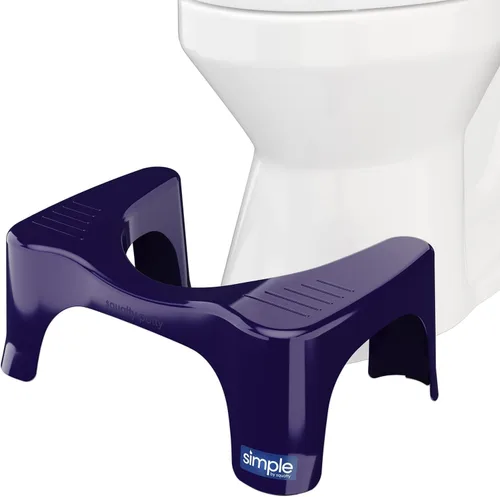 Vista 16 de Squatty Potty The Original - Taburete de inodoro de baño, ligero curvo con diseño elegante y moderno, negro, 7 pulgadas