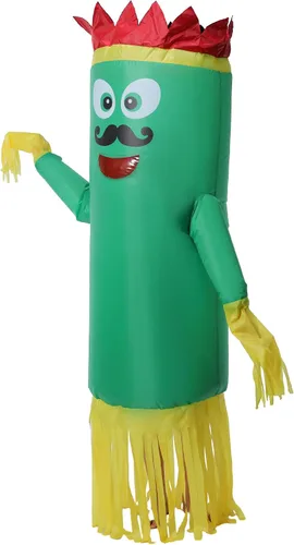Vista 5 de NBSAIRMO Inflatable Tube Man Costume, Air Dancers Suit for Men, Tube Guy for Women, Blow up Halloween Costumes