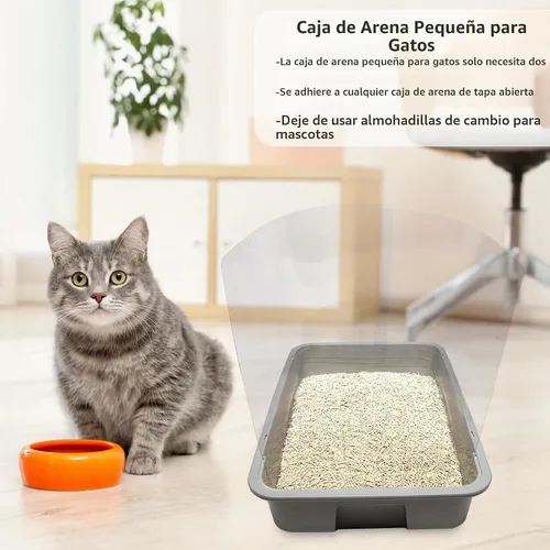 Vista 7 de YOILES 3 piezas de protectores contra salpicaduras de orina para caja de arena de gato, protector contra salpicaduras transparente fácil de limpiar