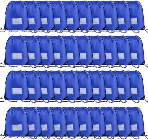 Vista 7 de CODOBON Paquete de 20 bolsas con cordón, mochila de cuerda de dibujo a granel, bolsa de bricolaje para gimnasio, deportes, bolsa para mujeres