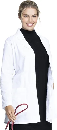 Vista 2 de Dickies EDS Professional - Abrigos de laboratorio para mujer, 32 pulgadas, 84400