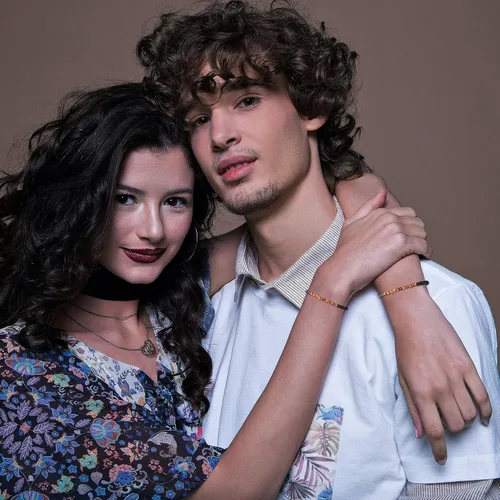 Vista 6 de Lanzamiento inspirador para mujeres y hombres con texto en inglés "I Love You" para mujeres y hombres, joyería de mejor amiga, mensaje secreto