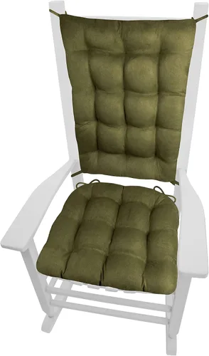 Vista 13 de Barnett Home Decor Bravo - Cojines para silla mecedora, relleno de espuma de látex, 16.5 x 18 pulgadas y cojín de respaldo de 21 x 16 pulgadas