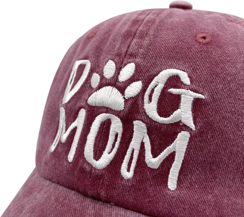 Vista 2 de Waldeal Gorra de béisbol ajustable de mezclilla bordada para mujer