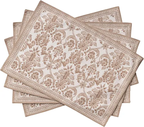 Vista 33 de Maison d' Hermine Juego de 2 manteles individuales de tela 100% algodón lavables, manteles de mesa reutilizables para decoración de cocina