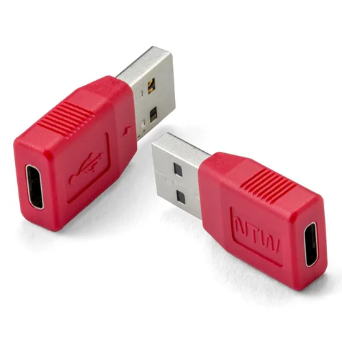 Vista 9 de NTW Bloqueador de datos USB/adaptador de cargador - Carga segura, protección de sincronización de datos, prevención de extracción de jugos - Solo