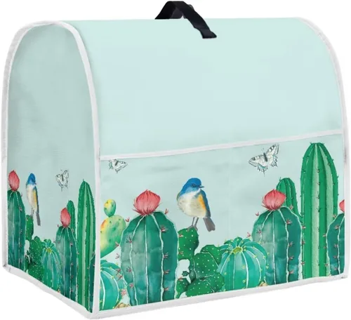 Vista 24 de Funda para batidora de pie de mármol azul compatible con mezclador de cocina de 6 a 8 cuartos de galón, cubierta antipolvo, lavable, ajuste