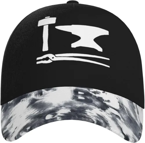 Vista 4 de Blacksmith Hammer Hat Adjustable Baseball Cap for Men Women Dad Hat