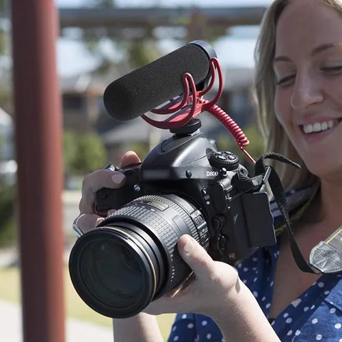 Vista 7 de YOUSHARES Rode VideoMic Go - Protector de parabrisas y cubierta de espuma, micrófono para cámara de micrófono Rode GO, micrófono para interiores