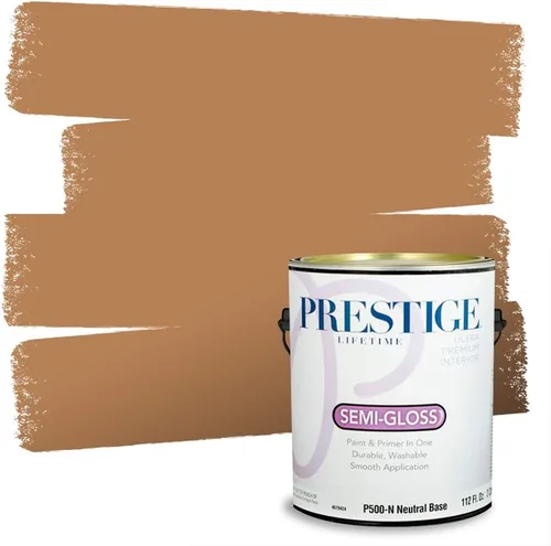 Vista 137 de PRESTIGE Pintura exterior e imprimación en uno, bronceado Aberdeen, plano, 1 galón