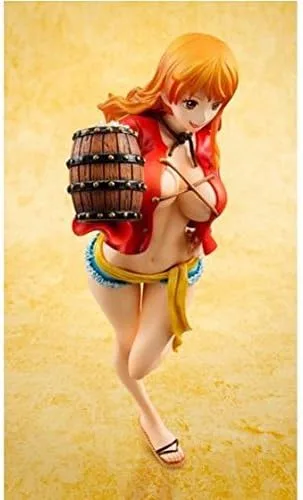 Vista 8 de Megahouse One Piece: Portrait of Pirates: Nami Mugiwara Versión 02 Edición Limitada Figura de PVC