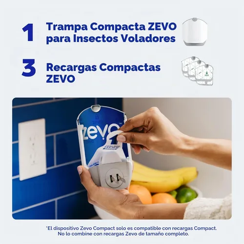 Vista 9 de Zevo Trampa compacta para insectos voladores para mosquitos y moscas