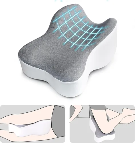 Vista 8 de Almohada de rodilla para dormir de lado, almohada larga de pierna de rodilla de 13.8 pulgadas para dormir de lado, almohada de espuma viscoelástica