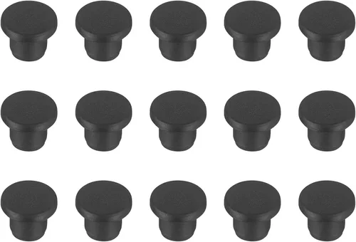 Vista 214 de MECCANIXITY - Tapones de silicona en forma de T (26mm, 1 pulgada de diámetro), color negro