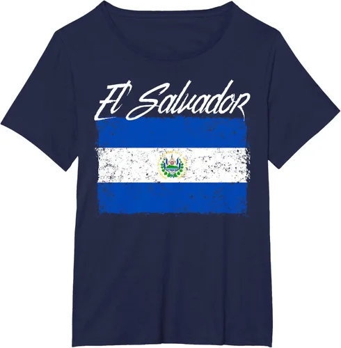 Vista 20 de Camiseta Salvadoreña Bandera El Salvador