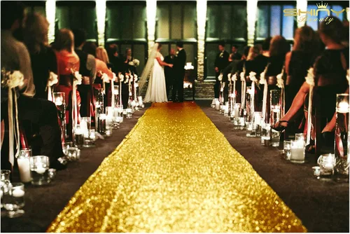 Vista 25 de ShinyBeauty Pasillo de Lentejuelas Negras Brillantes de 2 pies x 15 pies Alfombra Brillante para Bodas, Graduaciones, Fiestas, Alfombra Negra