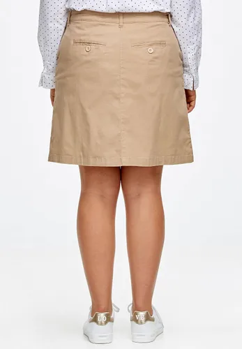 Vista 3 de Ellos Falda pantalón chino de talla grande para mujer