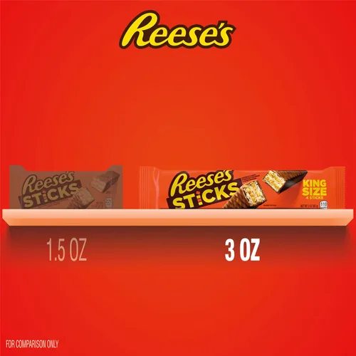 Vista 4 de Barras de oblea Reese's Sticks
