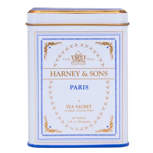 Vista 6 de Harney & Sons Lata de té de especias de canela caliente + té negro de París