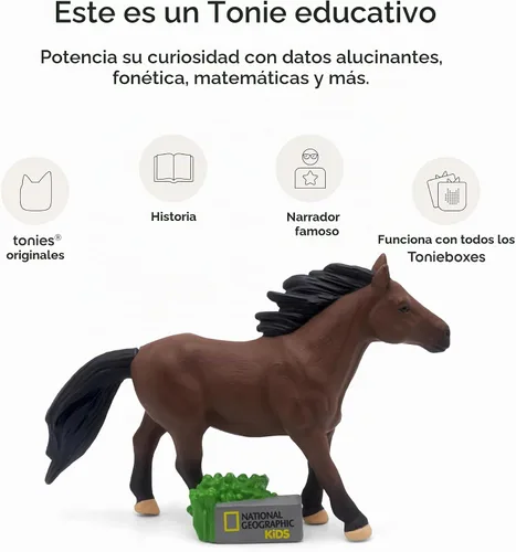 Vista 4 de Figurita de juguete de audio Tonies National Geographic Kids Caballo