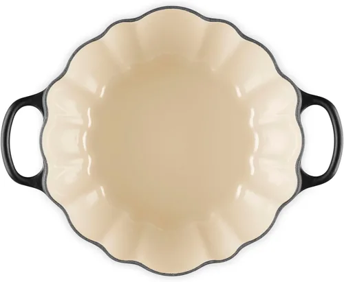 Vista 5 de Le Creuset Cocotte de calabaza de hierro fundido esmaltado, 4 cuartos de galón., regaliz
