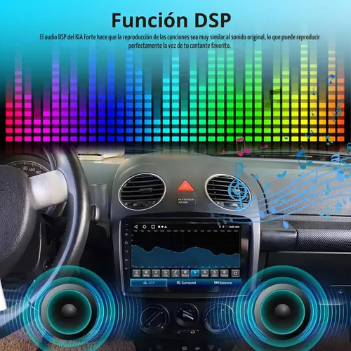 Vista 5 de 2+64G Carplay - Radio inalámbrica para coche Android para VW Beetle 2004-2010, pantalla táctil de 9 pulgadas con Android Auto/DSP/UI