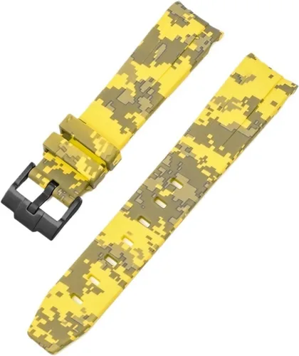 Vista 63 de Correa de camuflaje para Omega Moon Curvo Extremo Pulsera de goma de silicona Hombres Mujeres Sport Watch Band Accesorio 0.787 in