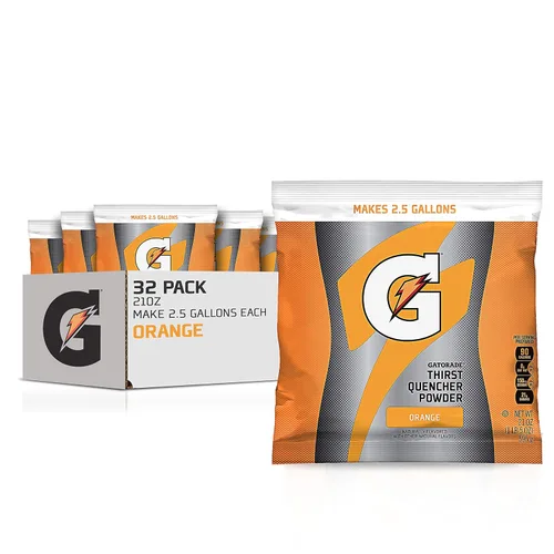 Vista 13 de Gatorade Thirst Quencher Powder - Paquete variado de 4 sabores, bolsas de 21 onzas (paquete de 32)