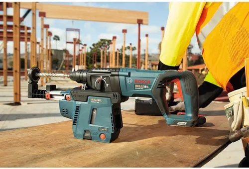 Vista 6 de BOSCH Kit extractor de polvo móvil GDE18V-26DB15 SDS-plus® Bulldog™ con (1) batería de alimentación avanzada CORE18V® de 4 Ah