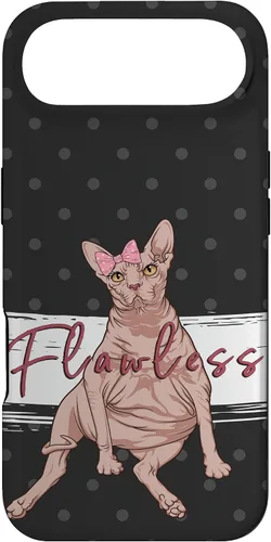 Vista 26 de Funny Sphynx Cat Flawless Naked Cat Fat Hairless Cat Case for iPhone 17