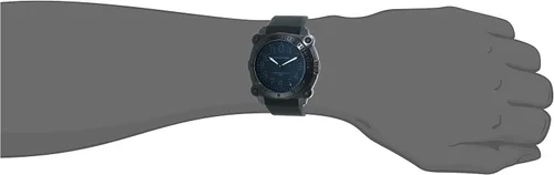 Vista 5 de Hamilton Watch Khaki Navy BeLOWZERO Swiss Automatic Watch Titanium 46mm Case, Black Dial, Black Rubber Strap (Model H78505330)