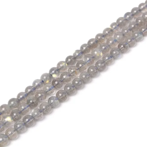 Vista 31 de 7 piedras preciosas de chakras de 0.157 in redondas de cristal curativo sueltas de 16 pulgadas para hacer cuentas de joyería