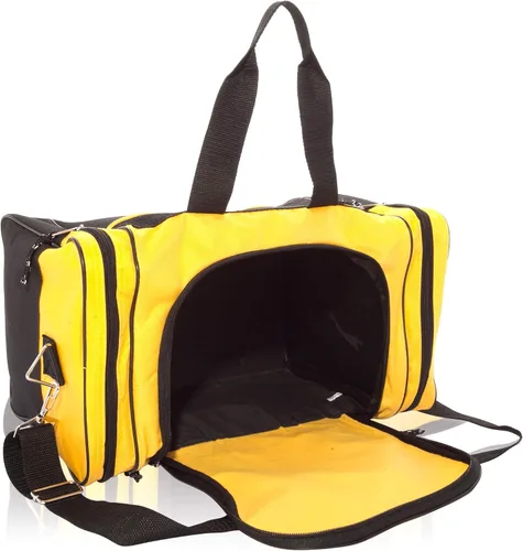 Vista 6 de Bolsa de lona, de DALIX, para el gimnasio, para viajar, 17 pulgadas