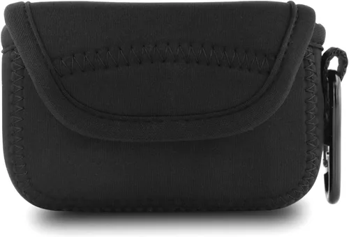 Vista 7 de MegaGear Funda de neopreno ultra ligera para cámara compatible con Panasonic Lumix DMC-ZS7 - Negro