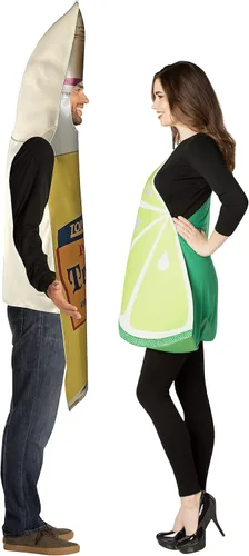 Vista 3 de Tequila Bottle and Lime Slice Couple's Costume