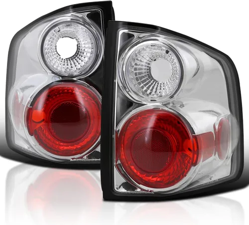 Vista 8 de SPEC-D TUNING Luces traseras de lente transparente de carcasa negra compatibles con Chevy S10 1994-2004, GMC Sonoma 1994-2004, Isuzu Hombre