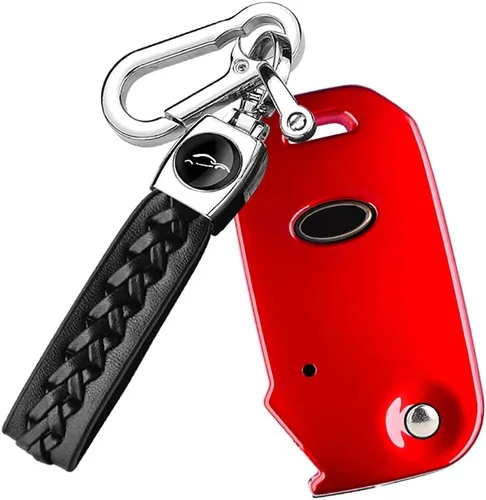 Vista 8 de ontto Funda para llavero de Kia elegante con llave remota plegable