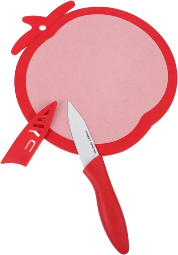 Vista 10 de Cabilock Tabla de cortar de plástico para cortar frutas y cortar servir con forma de limón lindo corte para cocina casera tabla de cortar limón