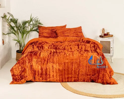 Vista 37 de Funda de edredón de terciopelo sólido ultra-luxe, ropa de cama boho UO, funda de colcha Donna, juego de edredón de 3 piezas, juego de cama de Aqua