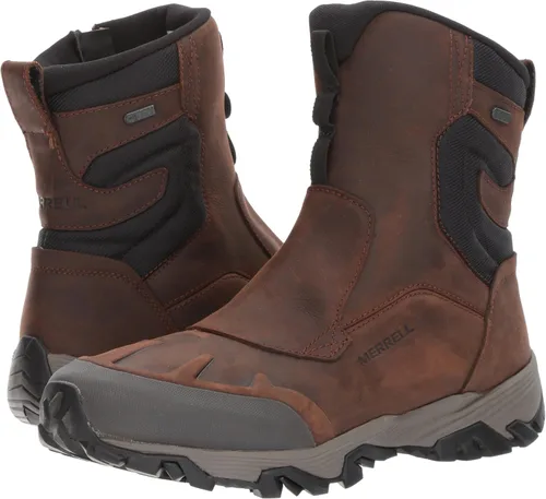 Vista 7 de Merrell Coldpack Ice Botas de nieve polares impermeables de hombre con cremallera de 8 pulgadas