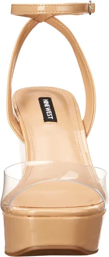 Vista 2 de NINE WEST Sandalias de cuña con correa al tobillo para mujer KLEAR3