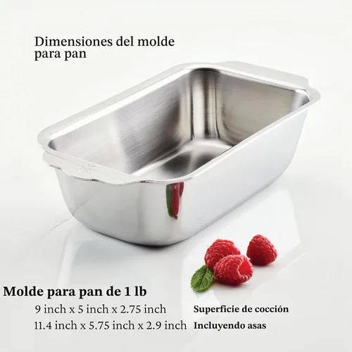 Vista 3 de Hestan Provisions OvenBond - Juego de 7 piezas Gourmet Essentials de acero inoxidable de tres capas