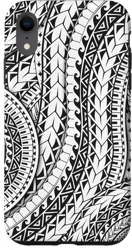 Vista 24 de Funda de arte tribal polinesio para iPhone 16