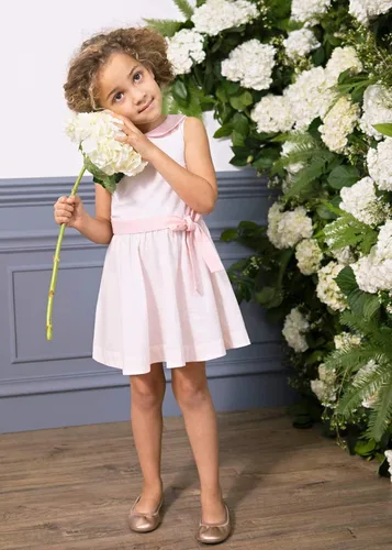 Vista 5 de Hope & Henry - Vestido para niña con cuello Peter Pan