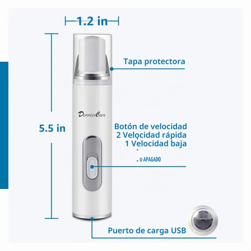 Vista 2 de Herramienta de pedicura para manicura y pedicura eléctrica