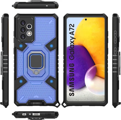 Vista 50 de Funda para 1+ Nord 2 5G, funda para OnePlus Nord 2 5G con funda de soporte, color azul