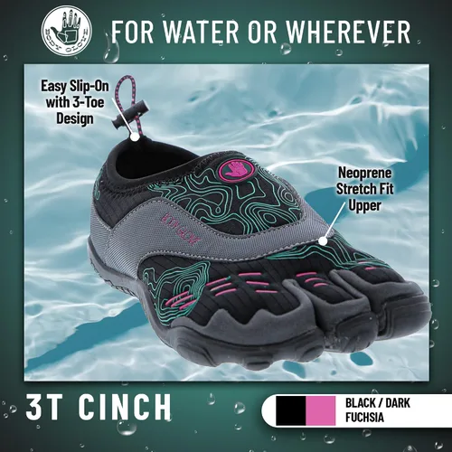 Vista 3 de Body Glove Zapatos de agua para mujer, zapatos de agua para mujer, zapatos de playa, zapatos de natación para mujer, zapatos de agua descalzos al