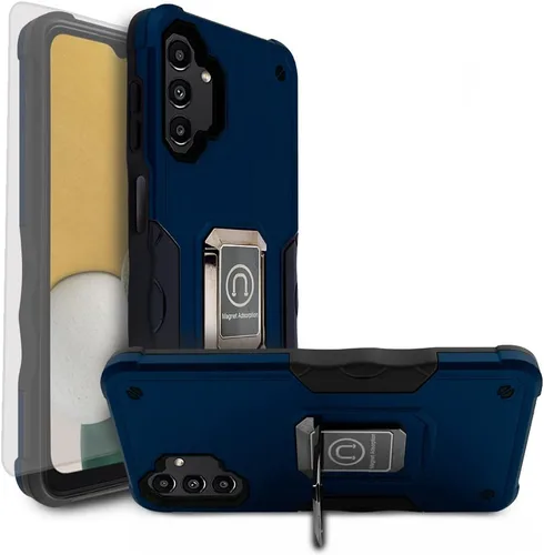 Vista 8 de Compatible con Alcatel TCL 20 XE con protector de pantalla [soporte magnético para anillo de soporte de coche] Funda protectora de cuerpo completo